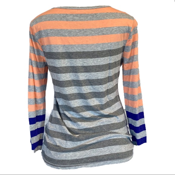 Calvin Klein Striped Long Sleeves Tee - Picture 3 of 5